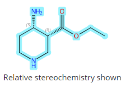 乙基 rel-(3R,4S)-4-氨基-3-哌啶羧酸甲酯,Ethyl rel-(3R,4S)-4-amino-3-piperidinecarboxylate