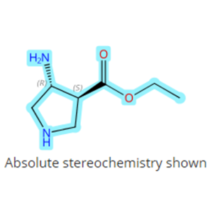 乙基 (3S,4R)-4-氨基-吡咯羧酸甲酯