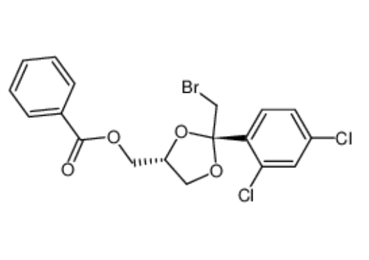 顺式溴代酯,cis-2-(Bromomethyl)-2-(2,4-dichlorophenyl)-1,3-dioxolane-4-ylmethyl benzoate