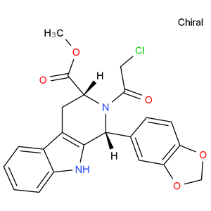 (1R,3R)-1-(1,3-苯并二氧戊环-5-基)-2-(氯乙酰基)-2,3,4,9-四氢-1H-吡啶并[3,4-B]吲哚-3-羧酸甲酯 （171489-59-1）