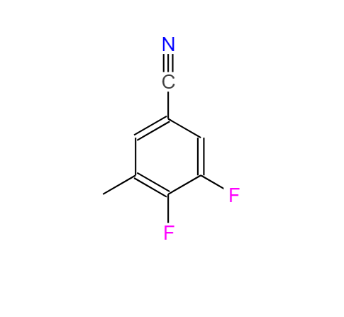 3,4-二氟-5-甲基苯腈,3,4-Difluoro-5-methylbenzonitrile