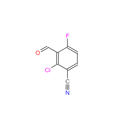 2-氯-4-氟-3-甲酰苯甲腈,2-Chloro-4-fluoro-3-formylbenzonitrile