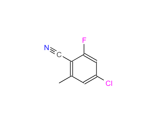 4-氯-2-氟-6-甲基苯甲腈,Benzonitrile, 4-chloro-2-fluoro-6-methyl-