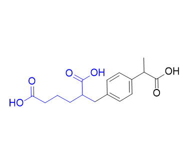 洛索洛芬杂质18,2-(4-(1-carboxyethyl)benzyl)hexanedioic acid