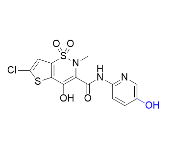 氯诺昔康杂质30,2H-Thieno[2,3-e]-1,2-thiazine-3-carboxamide, 6-chloro-4-hydroxy-N-(5-hydroxy-2-pyridinyl)-2-methyl-, 1,1-dioxide