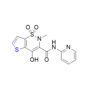 氯諾昔康雜質(zhì)31,2H-Thieno[2,3-e]-1,2-thiazine-3-carboxamide, 4-hydroxy-2-methyl-N-2-pyridinyl-, 1,1-dioxide