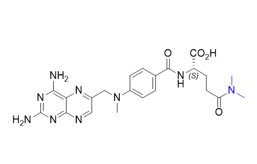 甲氨蝶呤杂质14,2-(4-{[(2,4-Diaminopteridin-6-yl)methyl](methyl)amino}benzamido)-5-(di- methylamino)-5-oxopentanoic acid.