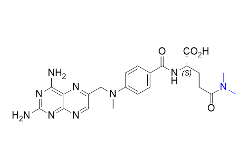 甲氨蝶呤雜質(zhì)14,2-(4-{[(2,4-Diaminopteridin-6-yl)methyl](methyl)amino}benzamido)-5-(di- methylamino)-5-oxopentanoic acid.