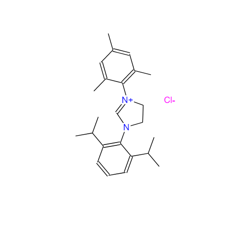 1-(2,6-二-異丙基苯基)-3-(2,4,6-三甲基苯基)-4,5-二氫咪唑氯化物,1-(2,6-Diisopropylphenyl)-3-(2,4,6-triMethylphenyl)-4,5-dihydroiMidazoliuM chloride