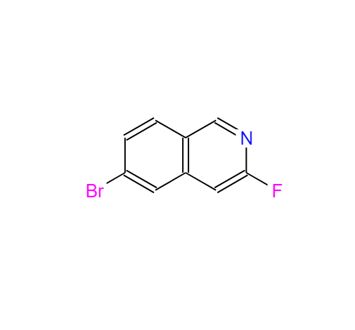 6-溴-3-氟異喹啉,6-BroMo-3-fluoroisoquinoline