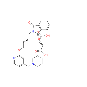 N-[顺-4-[4-(N-哌啶甲基)吡啶-2-氧]-2-丁烯-1-基]邻苯二甲酰亚胺 顺丁烯二酸盐