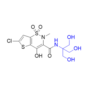 氯诺昔康杂质26,6-chloro-N-(1,3-dihydroxy-2-(hydroxymethyl)propan-2-yl)-4-hydroxy-2-methyl-2H-thieno[2,3-e][1,2]thiazine-3-carboxamide 1,1-dioxide