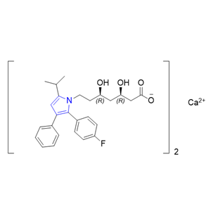 阿托伐他汀鈣雜質(zhì)83,tert-butyl (3R,5R)-7-(2-(4-fluorophenyl)-5-isopropyl-3-phenyl-1H-pyrrol-1-yl)-3,5-dihydroxyheptanoate calcium(II)