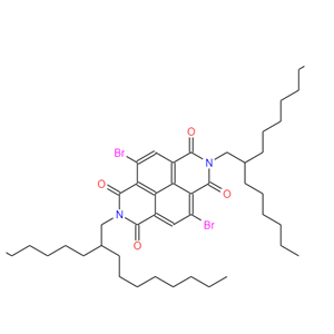 4,9-二溴-2,7-二(2-己基辛基)苯并[LMN][3,8]菲罗啉-1,3,6,8(2H,7H)-四酮,4,9-Dibromo-2,7-bis(2-hexyldecyl)benzo[lmn][3,8]phenanthroline-1,3,6,8(2H,7H)-tetraone