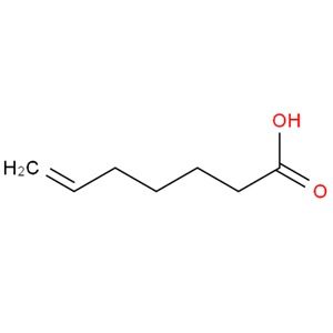 6-庚烯酸，6-庚酸，6-庚烯-1-酸，庚-6-烯酸，1119-60-4