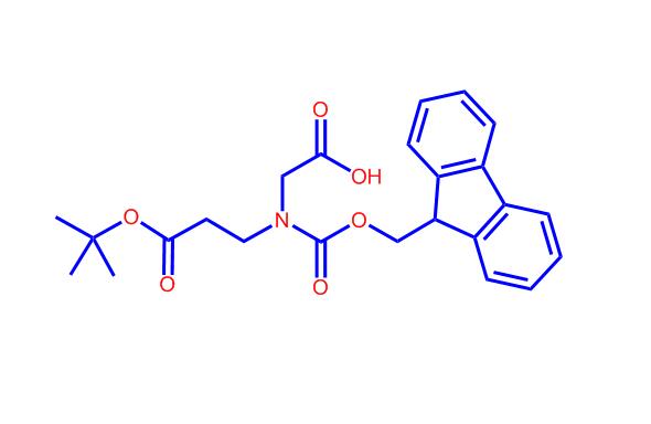 N-(((9H-芴-9-基)甲氧基)羰基)-N-(3-(叔丁氧基)-3-氧代丙基)甘氨酸,N-(((9H-fluoren-9-yl)methoxy)carbonyl)-N-(3-(tert-butoxy)-3-oxopropyl)glycine