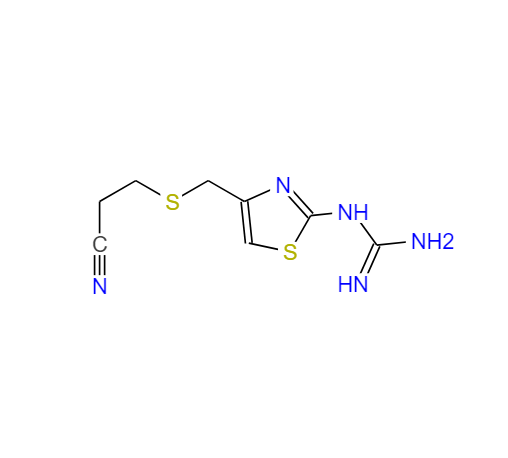 3-(2-胍基-噻唑-4-基甲硫)-丙腈,3-(2-Guanidino-thiazol-4-yl-methylthio)-propionitrile