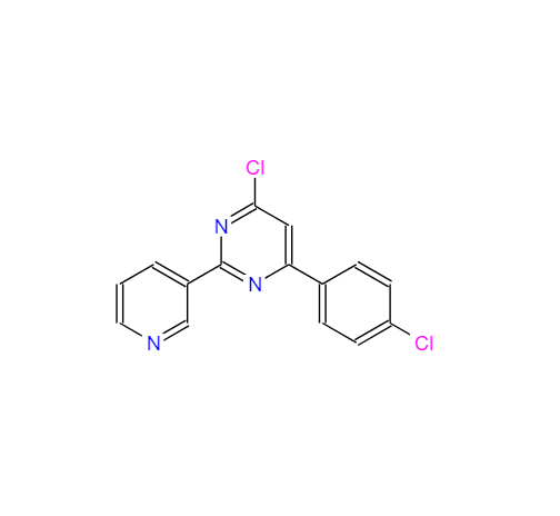 4-氯-6-(4-氯苯基)-2-(3-吡啶基)嘧啶,4-Chloro-6-(4-chlorophenyl)-2-(3-pyridyl)pyrimidine