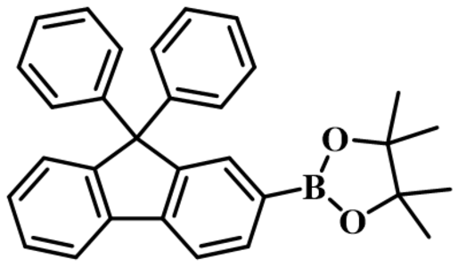 2-硼酸頻哪醇酯-9,9'-二苯基芴,2-(4,4,5,5-Tetramethyl-1,3,2-dioxaborolan-2-yl)-9,9-diphenylfluorene