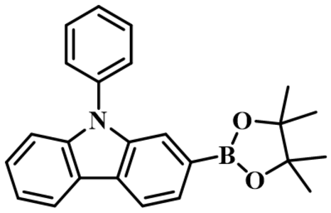 2-硼酸频哪醇酯-9-苯基咔唑,2-(4,4,5,5-Tetramethyl-1,3,2-dioxaborolan-2-yl)-9-phenylcarbazole