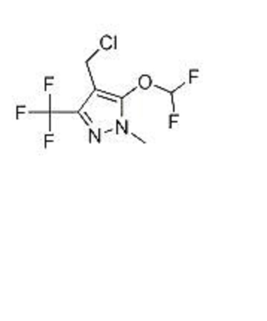 1-甲基-3-三氟甲基-4-氯甲基-5-二氟甲氧基-1-H-吡唑,4-(chloromethyl)-5-(difluoromethoxy)-1-methyl-3-(trifluoromethyl)-1H-pyrazole