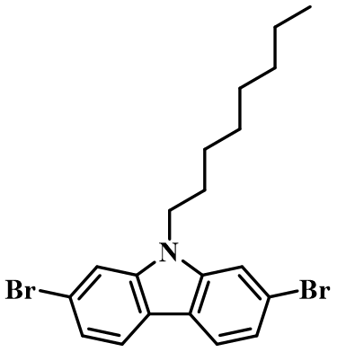 2,7-二溴-N-辛基-9H-咔唑,2,7-Dibromo-9-octyl-9H-carbazole