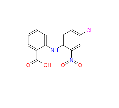 2-(4-氯-2-硝基苯基)氨基苯甲酸,2-[(4-CHLORO-2-NITROPHENYL)AMINO]-BENZOIC ACID