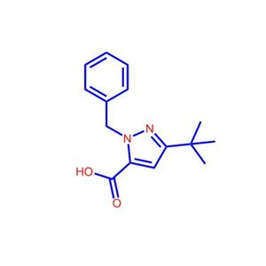 1-苄基-3-(叔丁基)-1H-吡唑-5-羧酸,1-Benzyl-3-(tert-butyl)-1H-pyrazole-5-carboxylicacid