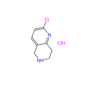 2-氯-5,6,7,8-四氢-1,6-萘啶盐酸盐,2-CHLORO-5,6,7,8-TETRAHYDRO-1,6-NAPHTHYRIDINE HYDROCHLORIDE