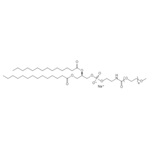 二肉豆蔻酰磷脂酰乙醇胺-聚乙二醇2000（钠盐）
