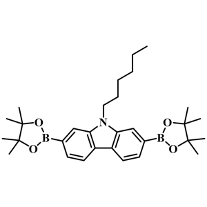 2,7-二硼酸频哪醇酯-9-己基咔唑