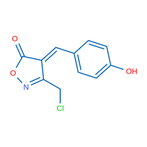 3-(Chloromethyl)-4-(4-hydroxybenzylidene)isoxazol-5(4H)-one