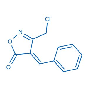 (4E)-4-苄叉-3-(氯甲基)-1,2-恶唑-5-酮,(4E)-4-benzylidene-3-(chloromethyl)isoxazol-5(4H)-one