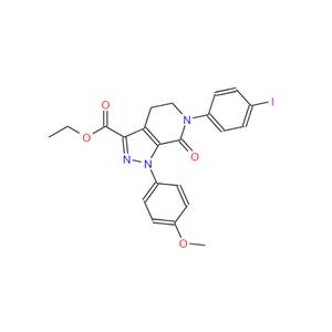 6-(4-碘苯基)-1-(4-甲氧基苯基)-7-氧代-4,5,6,7-四氢-1H-吡唑并[3,4-C]吡啶-3-羧酸乙酯,1-(4-Methoxyphenyl)-6-(4-iodophenyl)-7-oxo-4,5,6,7-tetrahydro-1H-pyrazolo[3,4-c]pyridine-3-carboxylic acid ethyl ester