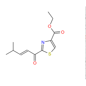 2-(4-甲基戊-2-烯酰基)噻唑-4-羧酸乙酯,Ethyl 2-(4-Methyl-pent-2-enoyl)-thiazole-4-carboxylate