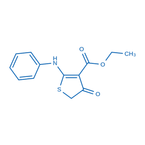 4-氧代-2-(苯基氨基)-4,5-二氢噻吩-3-羧酸乙酯
