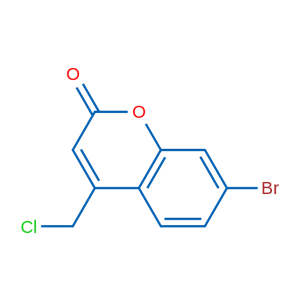 7-溴-4-(氯甲基)-2H-1-苯并吡喃-2-酮,7-Bromo-4-(chloromethyl)-2H-chromen-2-one