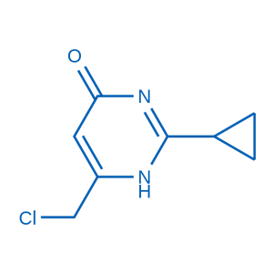 6-(氯甲基)-2-环丙基-1H-嘧啶-4-酮,6-(Chloromethyl)-2-cyclopropylpyrimidin-4(1H)-one