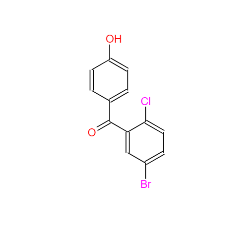 （5-溴-2-氯苯基）（4-羟基苯基）甲酮,(5-broMo-2-chlorophenyl)(4-hydroxyphenyl)Methanone