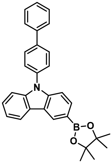 3-硼酸頻哪醇酯-9-([1,1'-聯(lián)苯]-4-基)咔唑,3-(4,4,5,5-Tetramethyl-1,3,2-dioxaborolan-2-yl)-9-([1,1'-Biphenyl]-4-yl)carbazole