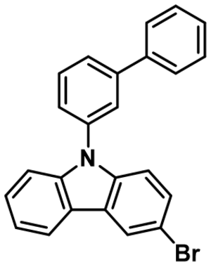 9-[1,1'-联苯]-3-基-3-溴-9H-咔唑,9-([1,1'-biphenyl]-3-yl)-3-broMo-9H-carbazole
