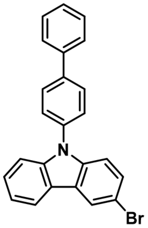 9-[1,1'-联苯-4-基]-3-溴-9H-咔唑,9-[1,1''-Biphenyl-4-yl]-3-bromo-9H-carbazole