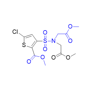 氯诺昔康杂质16,dimethyl 2,2'-(((5-chloro-2-(methoxycarbonyl)thiophen-3-yl)sulfonyl)azanediyl)diacetate