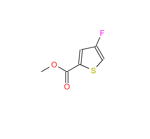 4-氟-2-噻吩羧酸甲酯,Methyl 4-fluorothiophene-2-carboxylate