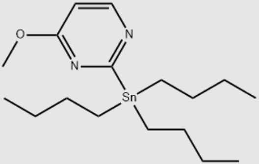 6 -甲氧基- 2 -(三正丁基锡)嘧啶,6-Methoxy-2-(tributylstannyl)pyrimidine