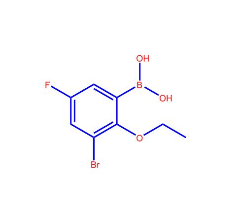 3-溴-2-乙氧基-5-氟苯基硼酸,3-Bromo-2-ethoxy-5-fluorophenylboronicacid