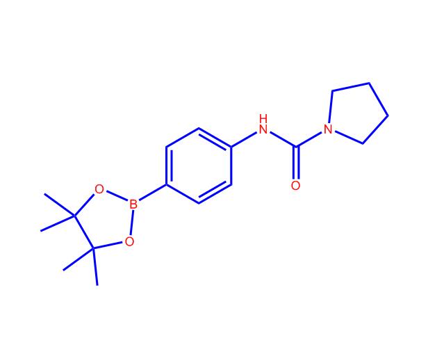 N-(4-(4,4,5,5-四甲基-1,3,2-二氧硼杂环戊烷-2-基)苯基)吡咯烷-1-甲酰胺,N-(4-(4,4,5,5-Tetramethyl-1,3,2-dioxaborolan-2-yl)phenyl)pyrrolidine-1-carboxamide