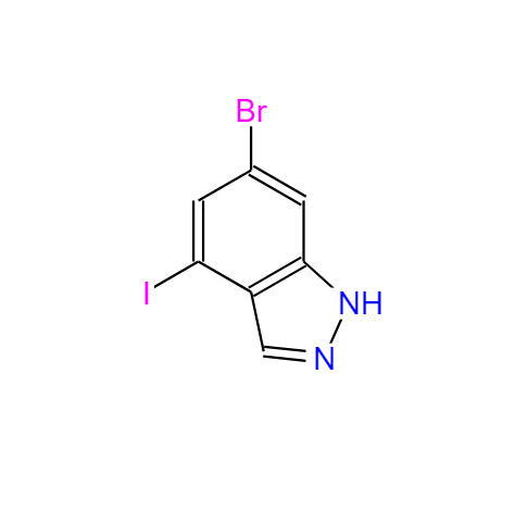 6-溴-4-碘-1H-吲唑,6-BROMO-4-IODO-1H-INDAZOLE