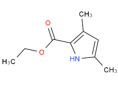 3,5-二甲基-1H-吡咯-2-甲酸乙酯,Ethyl 3,5-dimethyl-1H-pyrrole-2-carboxylate