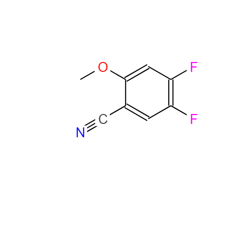 4,5-二氟-2-甲氧基苯甲腈,4,5-DIFLUORO-2-METHOXYBENZONITRILE